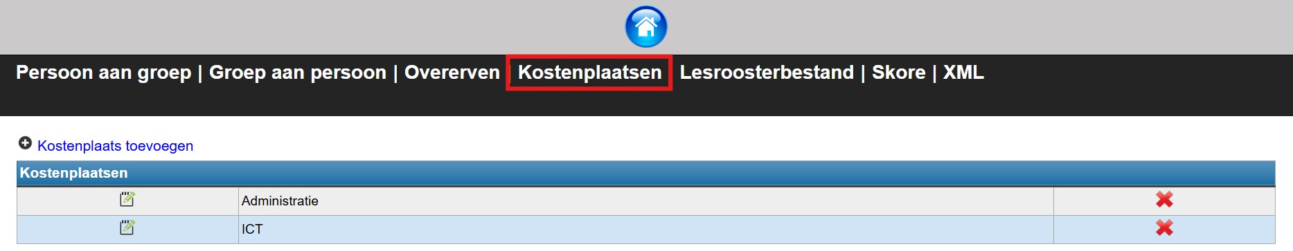 kostenplaatsen